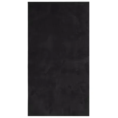 Produktbild von vidaXL Teppich HUARTE Kurzflor Weich und Waschbar Schwarz 60x110 cm