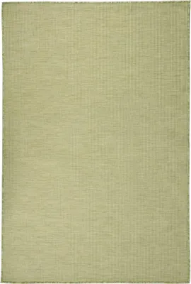 Image de Tapis à tissage plat d'extérieur 120x170 cm Vert