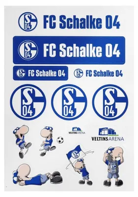 Produktbild von FC Schalke 04 Aufkleber-Bogen A5