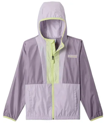 Produktbild von Schuhe Columbia Chaqueta con capucha Columbia Back Bowl II Windbreaker violeta amarillo infantil für Uni