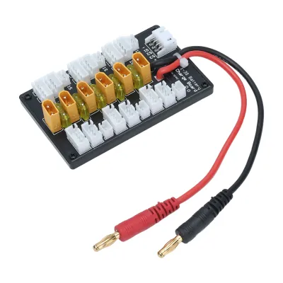 Obrázok produktu pre Paralelná nabíjacia doska XT30 konektor 20A Krátka nabíjačka lipo batérií s pripojovacím káblom pre RC hračky upgrade časť