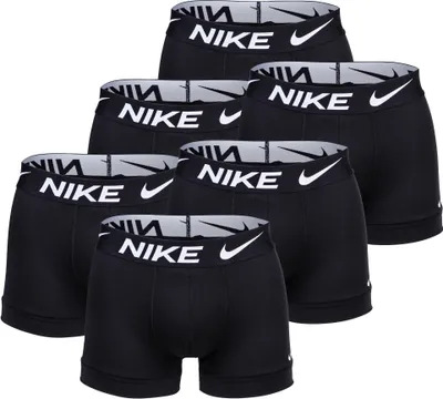 Produktbild von NIKE Herren Boxer Shorts, 6er Pack - Trunks, Dri-Fit Micro, Logobund Schwarz M