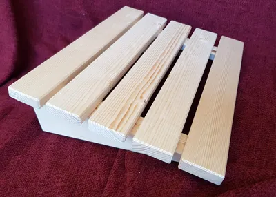 Produktbild von Omgoods – Nackenkissen für die Sauna – Holzpolster zur Unterstützung des Nackens