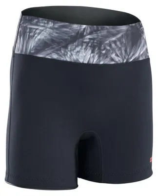 Immagine prodotto di Pantaloncini in neoprene ION da donna, neri con motivo floreale, taglia 34/XS