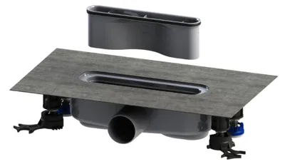Produktbild von Kaldewei Ablaufgarnitur, FlowDrain Horizontal Regular, DN50, 78–179mm, für FLOWLINE ZERO Duschrinnen, 1 Stk.