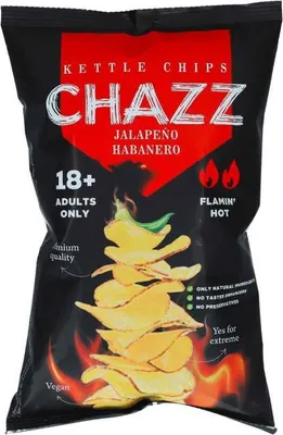Produktbild von CHAZZ Kettle Chips Jalapeño Habanero 90g