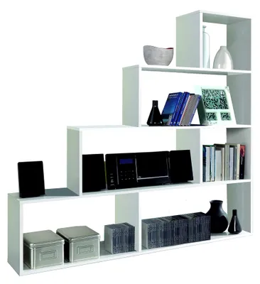 Produktbild von Stufenregal Bücherregal Treppenregal Raumteiler Wohnzimmer 145x145cm