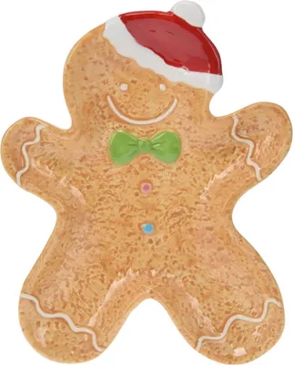 Obrázek produktu pro Servírovací talíř COOKIE, perníková figurka, 22 x 19 cm