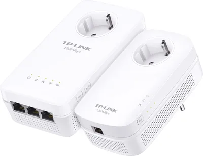 Produktbild von TP-Link TL-WPA8630P KIT AV1200 Powerline 2er WLAN AC (3x LAN)