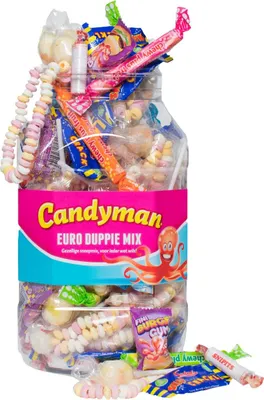 Produktbild von Candyman Euro Duppie Mix - 100 Stück