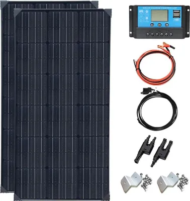 Obrázok produktu pre Solárny panel, ľahká konštrukcia, vysoká účinnosť, 12 V ALEBO 24 V 200 W súprava
