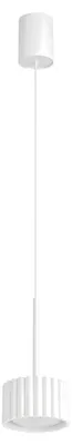 Image de Suspension AURA 1 blanc Gx53 1xGx53 10W aluminium 125x10x10cm Sollux Lighting