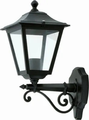 Produktbild von Außenlampe Wand IP44 Schwarz E27 Aluminium Rustikal Außenwandlampe Haus Hof
