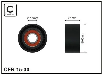 Produktbild von CAFFARO 15-00 Spannschloss/Umlenkrolle, Keilriemen 15-00
