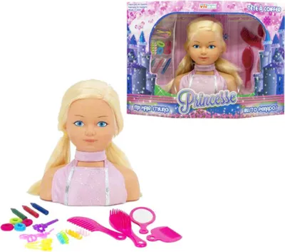 Obrázek produktu pro Kadeřnická panenka Princess My Hair Styling (54 x 14,5 x 38 cm)