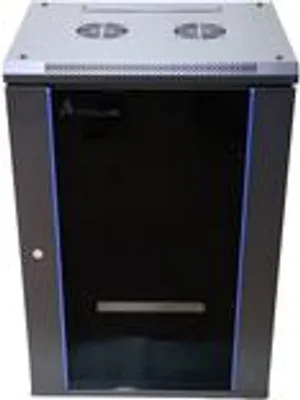 Immagine prodotto di Extralink 18U 600X600 CABINA RACKMOUNT A MURO NERO Rack de wall Nero
