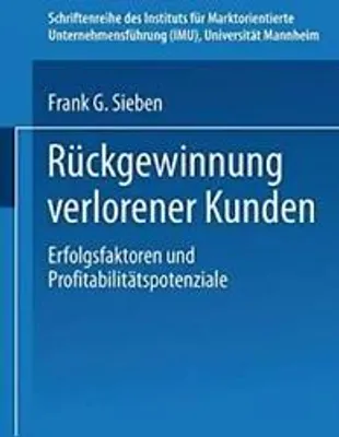 Produktbild von Rückgewinnung verlorener Kunden