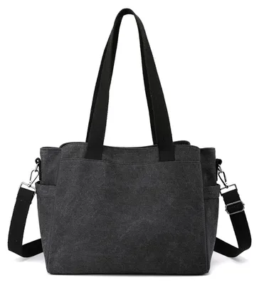 Produktbild von NICOLE & DORIS Canvas Handtasche Damen Große Kapazität Tote Tasche Shopper Schul