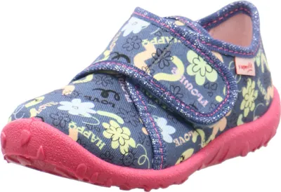 Produktbild von Superfit Jungen, Damen, Mädchen Hausschuh Spotty blau