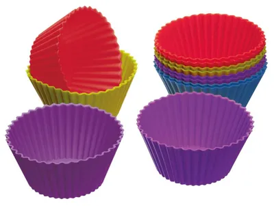 Image de Colourworks Moules à muffins en silicone ø 7 cm - 12 pièces