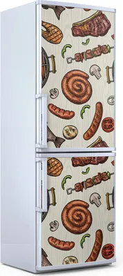 Produktbild von Magnete Dekorative - 60 cm x 180 cm - Küche Magnetmatte Kühlschrankmagnete - Barbecue Grill
