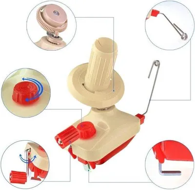 Produktbild von Klebevorrichtung für Handarbeit - Handlicher Garnwickler für Heimgebrauch