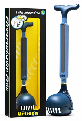 Produktbild von Musikspielzeug Kinder E-Gitarre Blau, Lernspielzeug Instrument für musikalische Früherziehung, Geschenk für Kinder