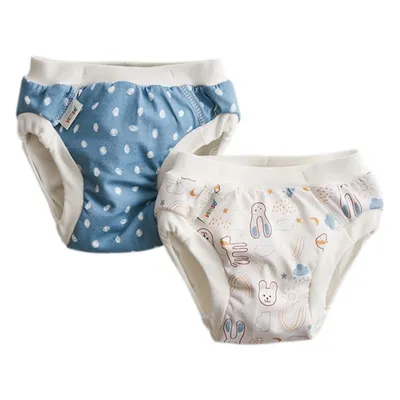 Produktbild von Trainerhosen - Blue Dots/White Teddy Größe L 2er Pack