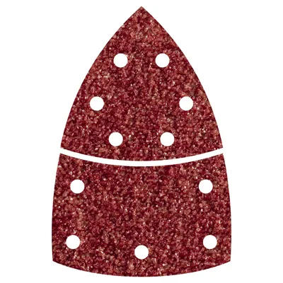 Image de 5 Pack 10 Feuilles Abrasives Adhésives, Grain 80 2 Pièces Pour Bois/métal 1813000 Wolfcraft