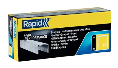 Produktbild von Rapid Heftklammern 13/10 verzinkt 5.000 Stück