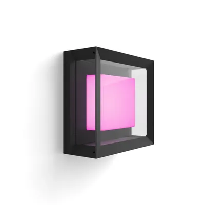 Produktbild von Philips Hue Econic LED Wandleuchte quadr. schwarz