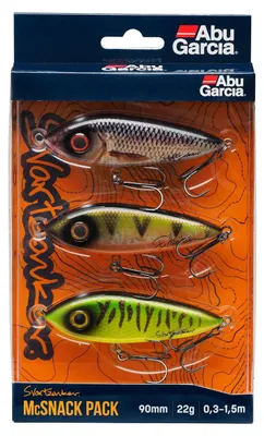 Produktbild von Abu Garcia Svartzonker McSnack 3 Pack - 3 Jerkaits im Set
