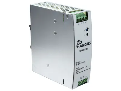 Produktbild von Argus Hutschienennetzteil SDN24-150 (24 Volt, 150 Watt)