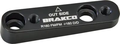 Produktbild von Brakco Fm-fm 140 Mm Rear 160 Mm Scheibenbrems-bremssattel-adapter Silber Silber One Size