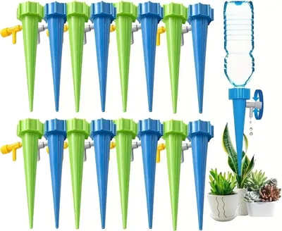 Produktbild von 16er Pack Topfpflanzen, Automatisches Bewässerungssystem,  Bewässerung Set 1+1 Gratis - P2LANTDROPS