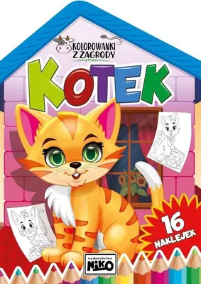 Image de Kolorowanka dla dzieci Kotek z zagrody
