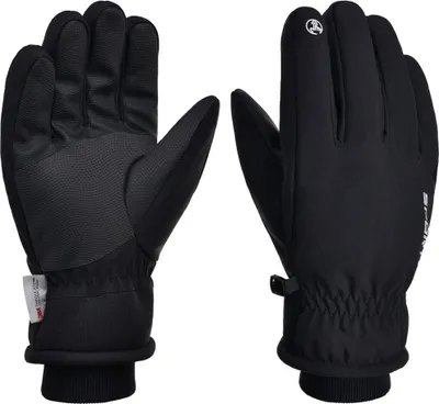Produktbild von Warme Winterhandschuhe für Herren und Damen, Touchscreen-Handschuhe, kaltes Wetter, winddicht, Thermo-Schneehandschuhe