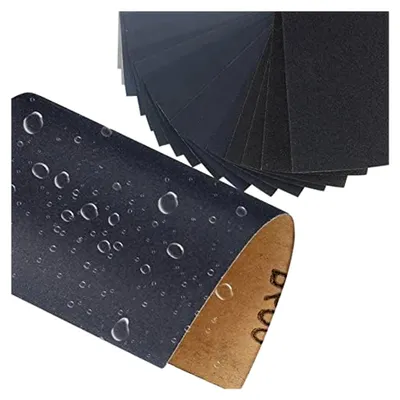 Produktbild von 45 Stück Schleifpapier Set mit Körnung 120 bis 7000 für Nass- und Trockenschliff, geeignet für Auto, Holz, Stein, Lack, Metall und Glas - 22,9 x 9,9 cm