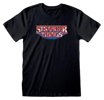 Immagine prodotto di Maglietta Stranger Things con logo retrò, taglia S