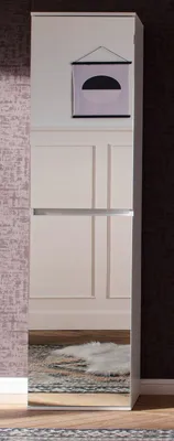 Obrázek produktu pro trendteam Šatní zrcadlo bílé melaminové 37 x 191 x 34 cm