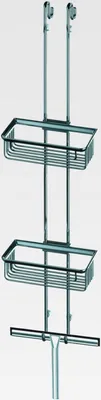 Produktbild von VIGOUR derby Duschregal, verchromt
