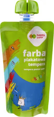 Zdjęcie produktu dla Farba Plakatowa Tempera 100 Ml Niebieski Happy Color