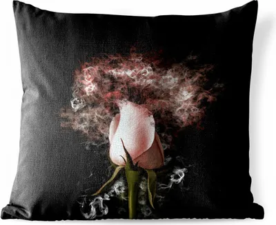 Produktbild von MuchoWow® Outdoor Kissen - Rosen - Blumen - Rosa - 60x60 cm - Wetterfest - Lounge Kissen - Dekoration - Schlaf Kissen