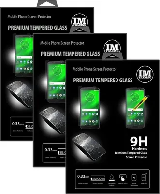Produktbild von 3x Premium Tempered PANZERGLAS für Motorola Moto G6 Plus Panzer Schutz Glas extrem Schutzglas Kratzfest Sicherheitsglas cofi1453®