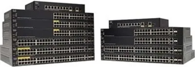 Produktbild von Cisco Small Business SG350-10, Managed, L2/L3, Gigabit Ethernet (10/100/1000), Rack-Einbau, 1U