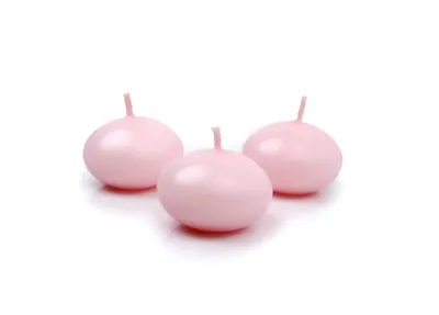 Image de Bougies flottantes, 4cm, paquet de 50, longue durée de combustion, mariage anniversaire , choix de couleurs:rose mat