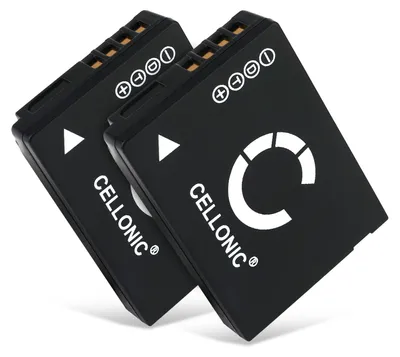 Image de CELLONIC 2x Batterie pour Appareil photo Compatible avec Panasonic Lumix DMC-TZ7, Lumix DMC-TZ10, Lumix DMC-TZ30, DMW-BCG10 - (890mAh, 3.7V)