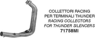 Immagine prodotto di Collettori racing ARROW per terminali Thunder per Yamaha MT-07