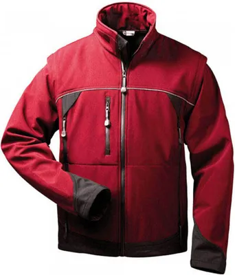Produktbild von Elysee Softshell Jacke Omega rot/schwarz Gr. XXL