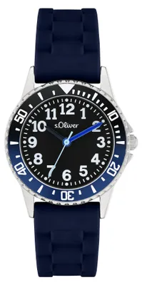 Produktbild von s.Oliver Uhr Kinder-Armbanduhr Kids Jungen Silikon SO-4518-PQ
